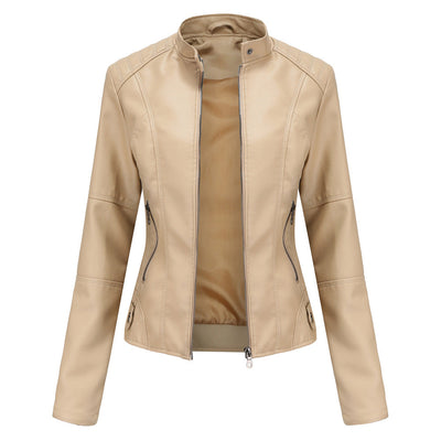 Yuna Collection – Classic Leather Moto Jacket