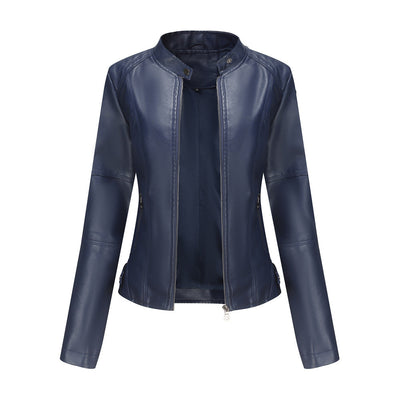 Yuna Collection – Classic Leather Moto Jacket