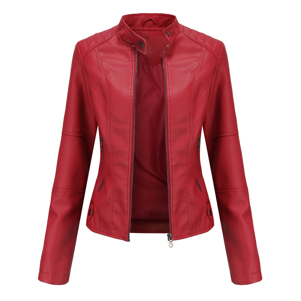 Yuna Collection – Classic Leather Moto Jacket